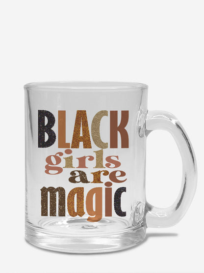 Black Girls Are Magic - Glass Mug