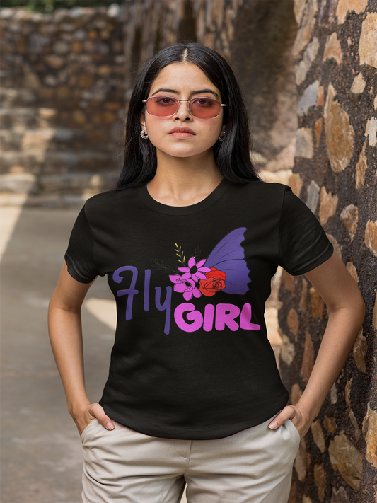 Fly Girl Wings - T-Shirt
