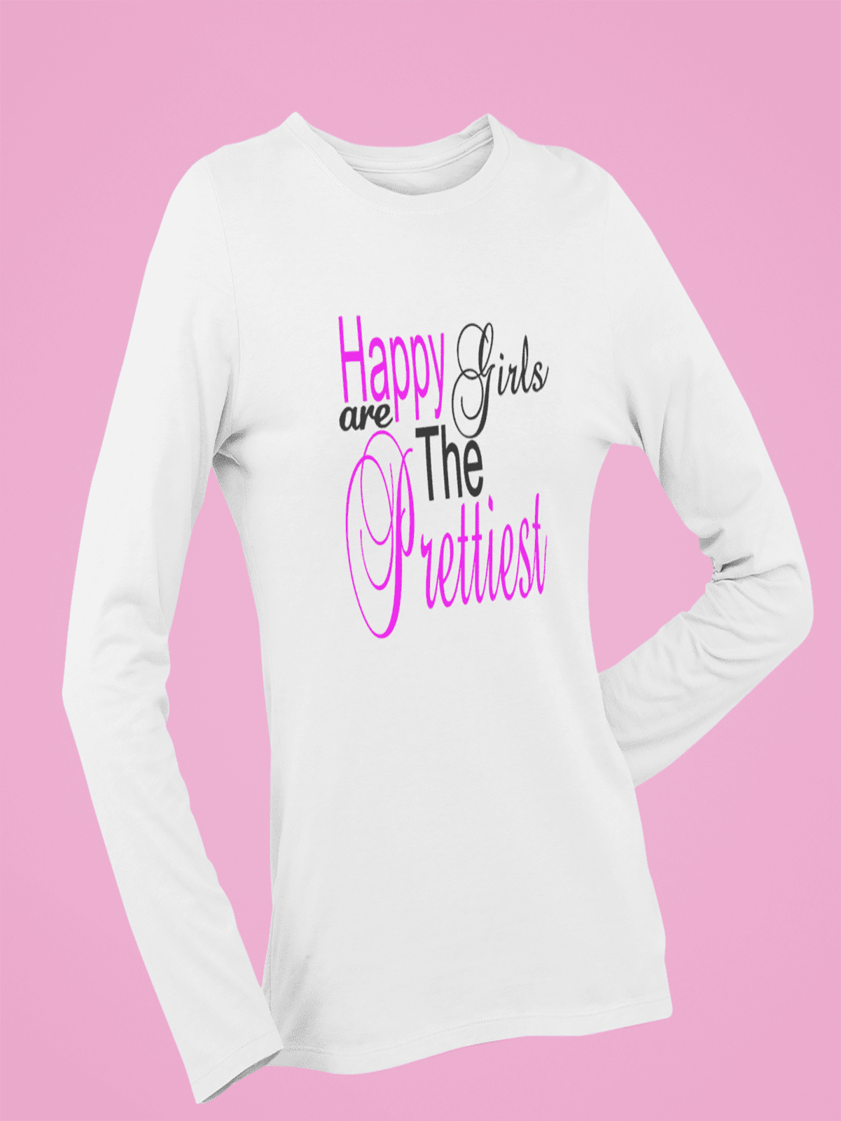 Happy Girls Are The Prettiest - Long Sleeve T-Shirt