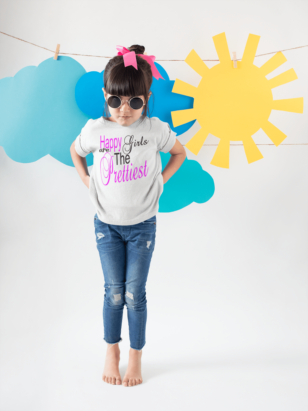Happy Girls Are The Prettiest - Girl's T-Shirt